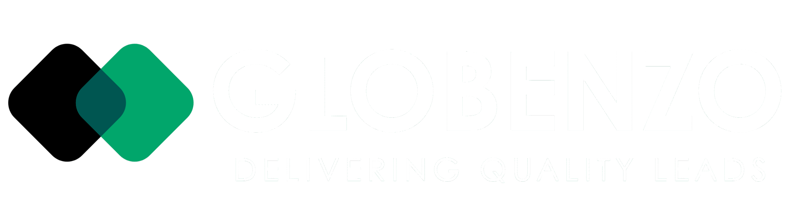 Globenzo Company White Logo